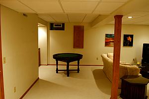 basement rec room