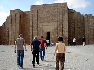 The temple granting access to the Step Pyramid. So amazing to me, this looks contemporary, not 5000 years old.