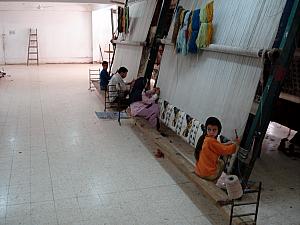 We visited an Egyptian Carpet School (this was one of the tourist-trap stops to peddle wares). 