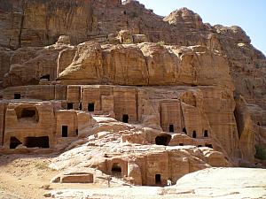 A good example of a series of burial tombs.