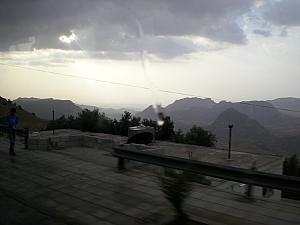 It rained just a little bit on our bus ride back to Aqaba. Noteworthy because it only rains in Jordan four days a year!