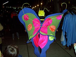 Now, on Carnival night, everyone was dressed up and out on the town, despite our poor, rainy weather.