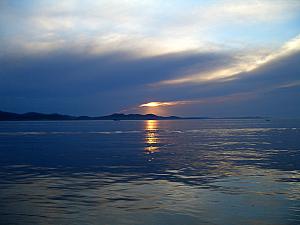 Sunset in Zadar.