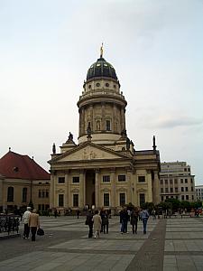 This church had a twin on the opposite side of the square - one was a French church and the other was a German church.