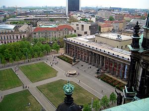 Looking at the views from Berliner Dom cupola.