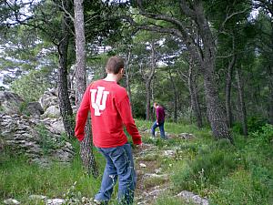 Hiking through Marjan park