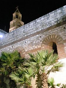 The Peristile peeking out from the Diocletian Palace basement