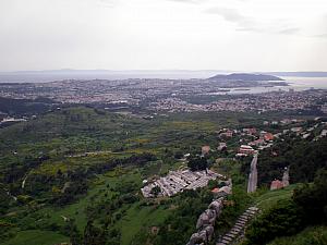 View of Split from Klis Fortress.