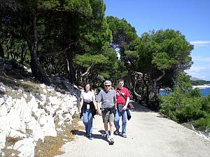 Walking back to proper Hvar Town.