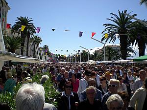 The Sveti Duje ceremony -- the Riva is filled with worshipers.