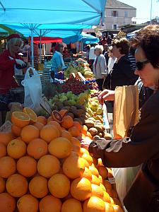 Split's fruit and vegetable market