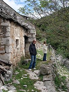 Hiking to the hermitage.