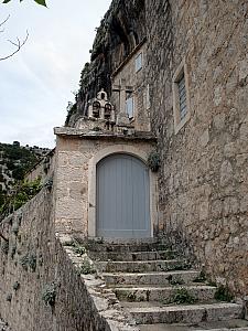 The entrance to the Hermitage Blaca museum.