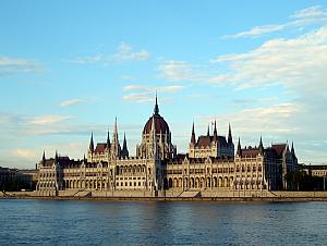 Budapest's Parliament Building - inspired by the one in London, apparently. Very cool to see. And the River Danube.