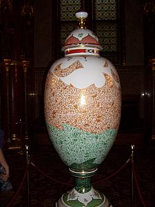 Giant Egg inside the parliament building.