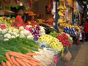 at the market