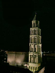 On a rooftop balcony overlooking Sveti Duje
