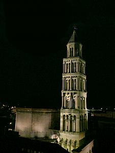 On a rooftop balcony overlooking Sveti Duje