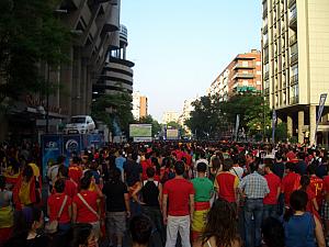 Watching Spain beat Germany!