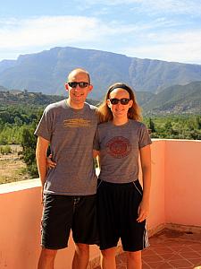 Jay, Kelly and the Atlas Mountains.