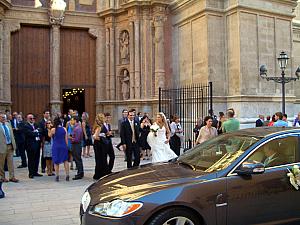 As we walked up to the cathedral, a wedding was letting out. Lucky us, we got a free entry into the cathedral, even though it was supposed to be closed.