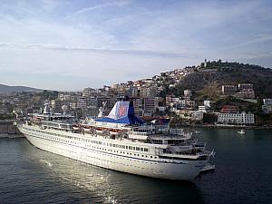 Another ship in Kusadasi's port.