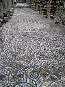We visited the Terrace Houses which still had walls and friezes and amazing intricate mosaic floors.