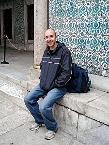 tile mosaics in Topkapi Palace