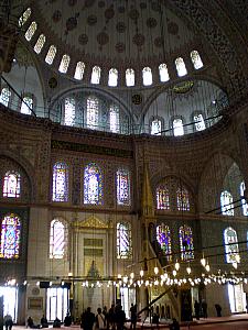 Inside the Blue Mosque