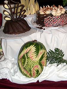 Amazingly carved watermelon