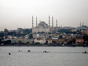 Sailing back by Istanbul on the way back to Athens.