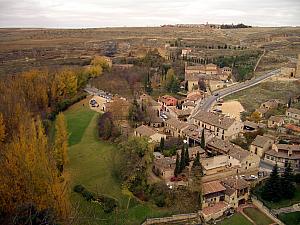 Atop the Alcazar, looking down onto the countryside