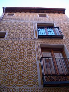 The building facades in Segovia were very interesting.