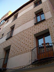 The building facades in Segovia were very interesting.
