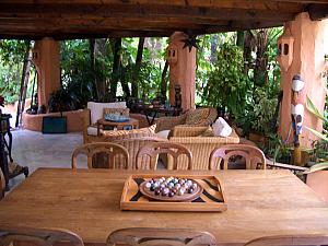 View of the patio