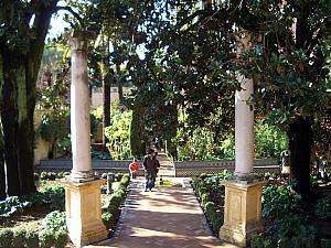 Gardens of Seville's Alcazar