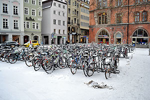 Lots of bicycles