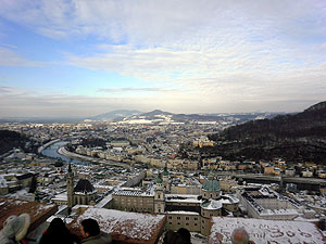 Salzburg, Austria - view from Salzburg's castle.
