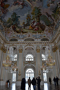 Nymphenburg's main hall.