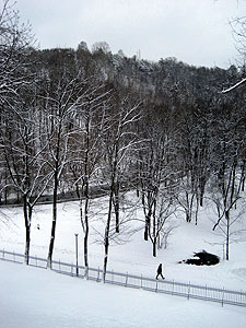 A park in Vilnius, Lithuania