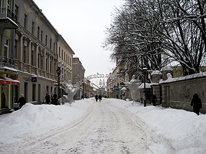 Kaunas's old town.