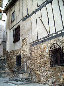 an interesting stone house in Cuenca