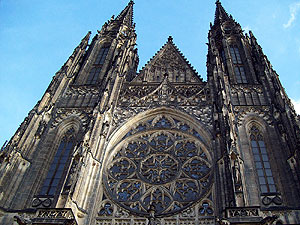 St. Vitus Cathedral - I couldn't get far enough away for a great photo.