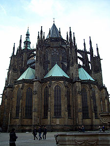 back of St. Vitus Cathedral 