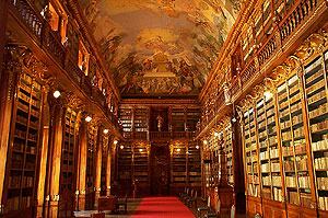 amazing: The Philosophical Hall Library at Strahov Monastery.
photo credit: Flickr - ironmanixs