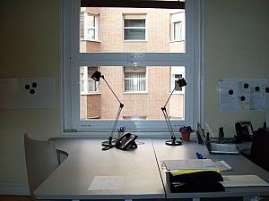 Kelly's desk at CATO Madrid