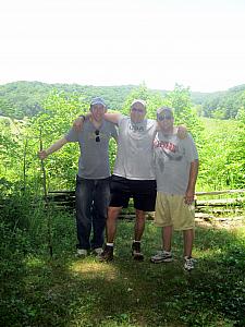 The guys - Jay, Dad and Chad.