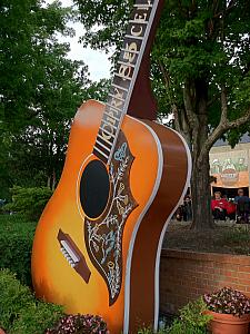 Outside the Grand Old Opry theater.