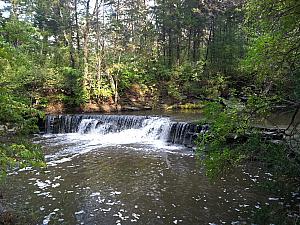 Waterfall rivaling Niagara at Caesar Creek State Park