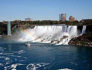 Another shot of the American Falls - traveler's tip -- make sure to visit the Canadian side of Niagara Falls, that's where all the views are!